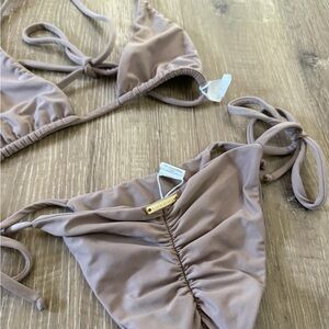 San Lorenzo tide clay brown bikini